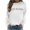 White, variant on Miqool God Is Good Graphic Sweatshirt for Women Letter Print Crewneck Long Sleeve Shirts Casual Loose Pullover Tops