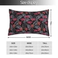 thumbnail image 2 of Fotbe Colorful Hawaii Palms Funda de Almohada Decorativa Estilo Occidental, Lujo en Algodón, Fundas para Almohadas King, Cojín Estampado para Decoración del Hogar-16"x24", 2 of 6