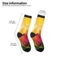thumbnail image 2 of Uemuo Rose Psychedelic Printed Kids Boys Socks Seamless Crew Socks Crazy Funny Athletic Sport Socks for Children, 2 of 6