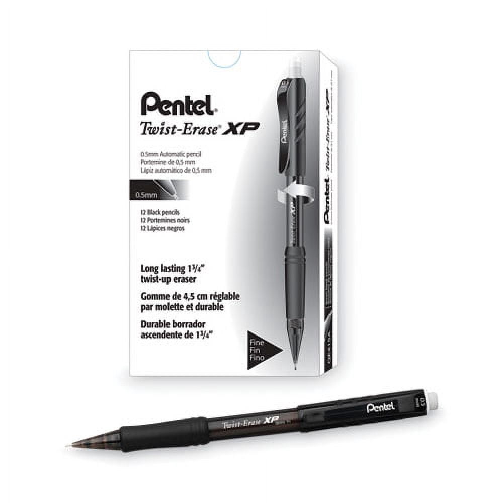 Twist-Erase Express Mechanical Pencil, 0.5 Mm, Hb (#2.5), Black Lead, Black Barrel, Dozen | Bundle of 10 Dozen