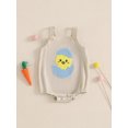 thumbnail image 3 of Spring 2025 New Baby Bodysuit 0-18M Cute Cartoon Duck Infant Suspenders Jumpsuit Easter Toddler One Piece Baby Clothing, 3 of 6