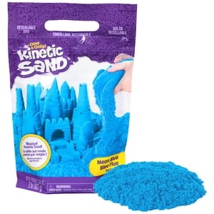 Kinetic Sand 2lb Blue Play Sand, Moldable Sensory