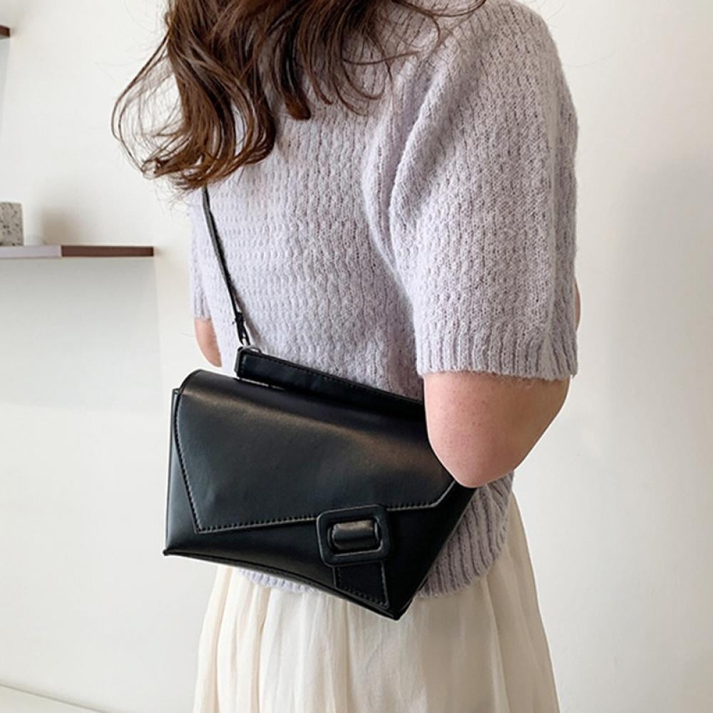 Maosanyue Handbag Simple Shoulder Bag Handbags Checkerboard Mini Fabric  Flap Crossbody Sling Bags for Women Luxury Brand Design Handbag (Color 
