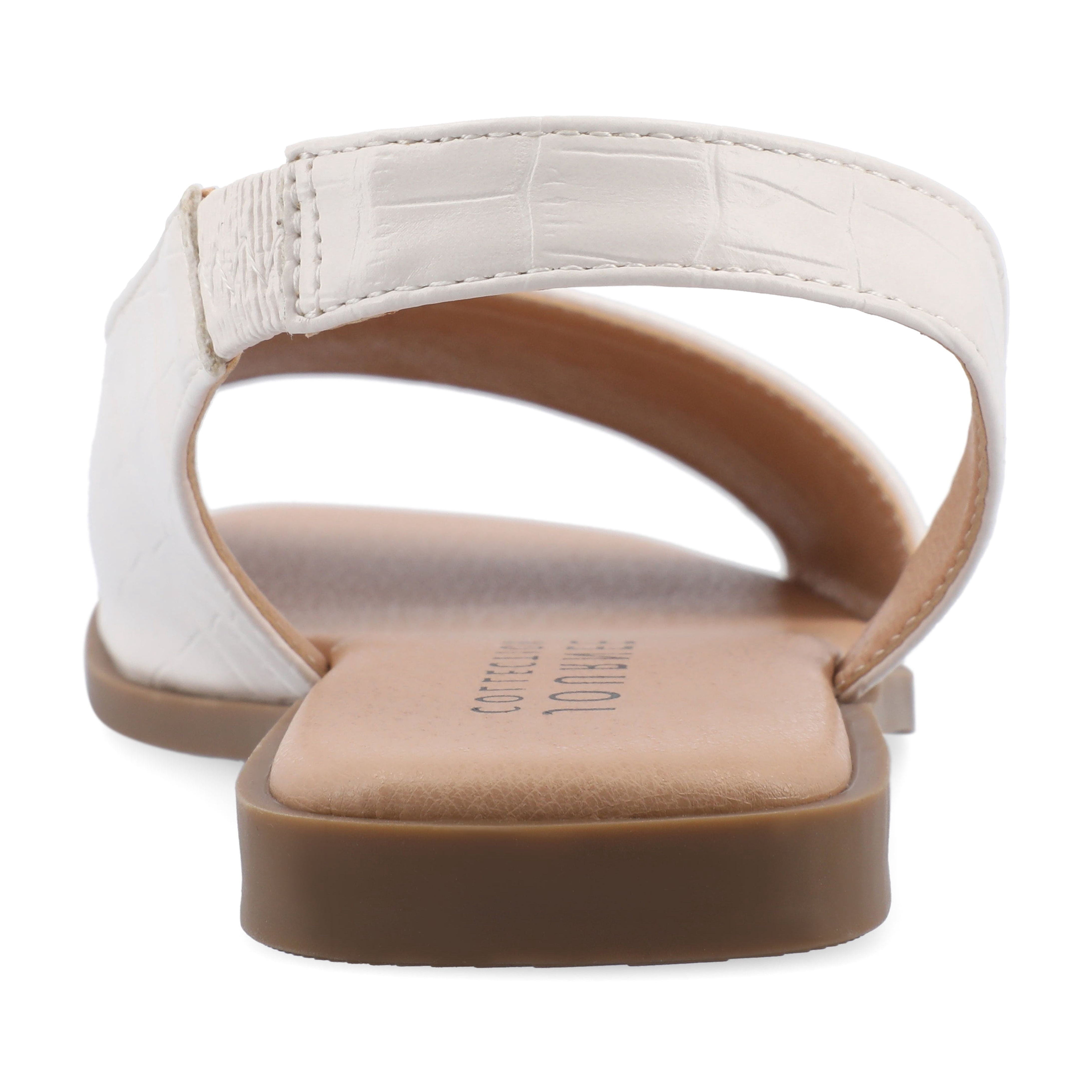 Journee Womens Brinsley Sling Back Flat Sandals, Widths Available