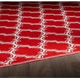 thumbnail image 4 of Erbanica 6' x 9' Red Trellis Reversible Indoor/Outdoor Plastic Rug, 4 of 5