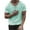 Green, variant on V Neck T Shirts Men Colors Big & Tall Solid Color Quarter Sleeve Gym & Tennis Apparel Loose Fit Summer Casual Vacation Basic Tops,Green,S