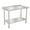 No Casters, variant on OUTGOODS Stainless Steel Work Table 48"x24" w/ Adjustable Shelf, NSF Commercial Grade