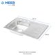 thumbnail image 3 of Fregadero para Cocina con Escurridero Derecho de Acero Inoxidable Satinado, Mezcladora Premium con Dos Tipos de Chorro y Cuello Extensible. Incluye Accesorios de Instalación, 3 of 11