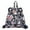 H, variant on Foldable Large Capacity Travel Backpack Drawstring Pocket Ultra Light Nylon Cloth Multifunctional Print Foldable Bag Organizer