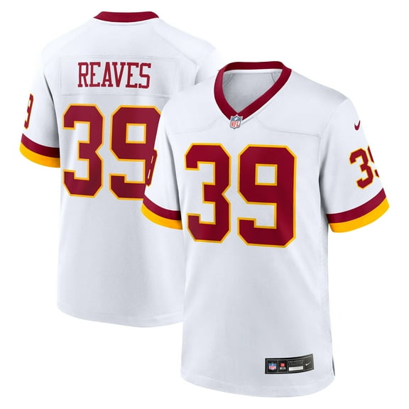 Men's Nike Jeremy Reaves White Washington Commanders Game Super Bowl Era Jersey
