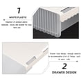 thumbnail image 2 of OULII Sticky Under Desk Storage Drawer Adhesive Classroom Storage Bin For Pen Ruler And More, 2 of 8