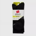 thumbnail image 6 of Hanes Premium Men's 3pk Absolute Active Crew Socks -Black 6-12, 6 of 6