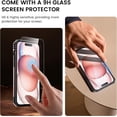 thumbnail image 6 of for iPhone 15 Plus Case with Screen Protector - Slide Camera Cover Protective Phone Case with Ring Stand, Heavy Duty Shockproof Rugged Bumper for iPhone 15 Plus Accessories Rose Gold, 6 of 15
