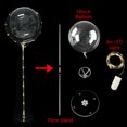 thumbnail image 1 of 1Set Led Balloon With Column Stand Luminous Transparent Bobo Balloons Stand LED String Lights Wedding Birthday Party Decoration, 1 of 7