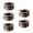 White copper, variant on Sturdy Paracord Survival Bracelet Charm With Antique Finish Rope Clasp For Camping Hiking Gear