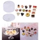 thumbnail image 1 of 1:12 Pastel de resina de con soporte para bandeja de tarta Vajilla de cocina Juguetes para jugar perfke Soporte de platos para tartas de casa de muñecas, 1 of 9