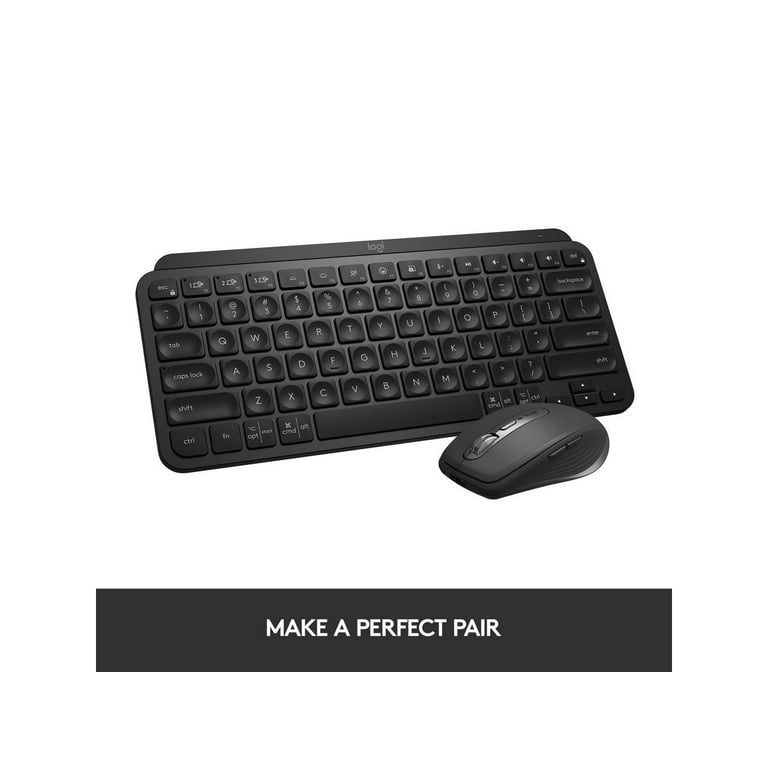 Logitech MX Keys Mini Wireless Keyboard - Compact, Backlit