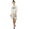 thumbnail image 3 of Bimba Women's Bathing Suit Cover Ups Georgette Bikini Swimwear Cover Up Sheer Tunic, 3 of 9