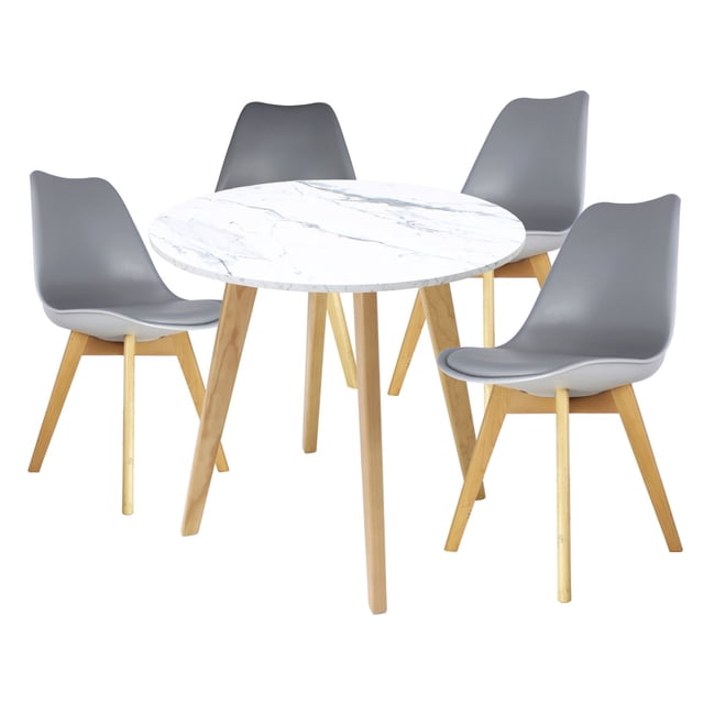 Mesa Frankfurt 80 con 4 Sillas Frakfurt