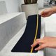 thumbnail image 1 of Anti-slip strips for stairs outside [5 pieces] - 15 cm x 61 cm anti-slip adhesive tape with reflective yellow stripes, non-slip adhesive tape for stai, 1 of 5