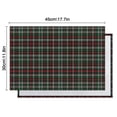 thumbnail image 6 of Green and Red Checkerboard Checkered Pattern Summer Placemats Table Placemats Set Of 4-Linen Kitchen Washable Placemats Table Mats 11.8"x17.7" Non-Slip Heat Resistant, 6 of 6
