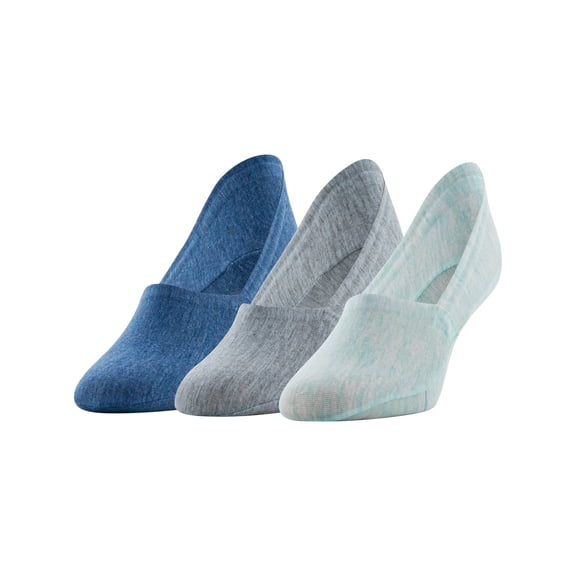 PEDS Women's Mid Cut Liner Socks, 3 Pairs