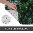 thumbnail image 3 of Non Slip Door Mat, Lush Foliage Green Plant Fast Drying Bath Tub Mats, Absorbent Bathroom Rugs Entrance Welcome Mat, Bath MatS for Tub, Floor, Home, Kitchen, Hotel,16x24in, 3 of 7