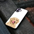 thumbnail image 4 of WIRESTER Shockproof Soft Rubber Cover Case for Apple iPhone 17 6.3" 2025, Winking Golden Retriever Dog, 4 of 5