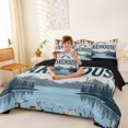 thumbnail image 3 of Castle Fairy Distressed Lakehouse Sign Full Size Bedding Sets 7 Pieces,Mountain Pine Lake Scene Full Size Bed in a Bag,White Rust,Black Reversible, 3 of 7