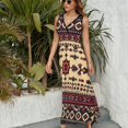 thumbnail image 3 of Bohemian Pattern Vestido Sin Mangas Para Mujer, Traje De, Ropa De Cumpleaños, Verano, 3 of 5