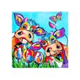 thumbnail image 1 of fashionhome 5D Embroidery Needlework Stitchwork Drawing stitchwork cross-stitch Colorful Cattle Picture Rhinestone Painting Diamond Cross-stitch Needlework Decor, 1 of 9