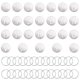thumbnail image 1 of Onlykxy 26 etiquetas plateadas de números de letras del alfabeto A-Z, etiquetas numeradas de acero inoxidable, etiquetas para colgar, etiquetas de equipaje, etiquetas de identificación con anillos par, 1 of 1