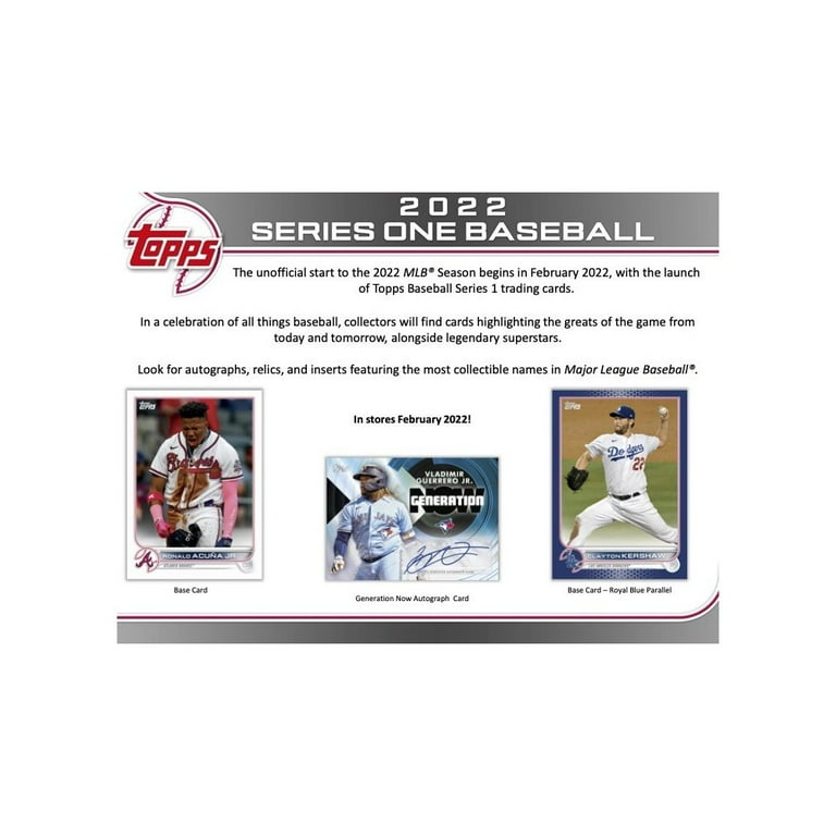 2022 Topps Series 1 Baseball MLB Hanger Box #10571 - Walmart.com