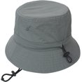 thumbnail image 6 of CoCopeaunts Summer Bucket Hat for Women Drawstring Adjustable Chin Strap Unisex Casual Simple Plain Street Fisherman Hat for Men, 6 of 8