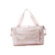 thumbnail image 2 of Bolsa de deporte para gimnasio, bolsa de lona de viaje, bolsa para zapatos, bolsa de noche portátil plegable multiusos, bolso de mano para Fitness, Rosa claro shamjiam Bolsa de lona de viaje, 2 of 8