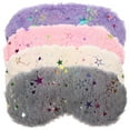 thumbnail image 1 of Miangastore Eye Masks Plush Star Shape Light Blocking 4Pcs 8.1X3.5In, 1 of 9