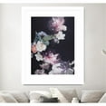 thumbnail image 2 of Giant Art 30x40 Purple Blossom 1 Matted and Framed in Pink, 2 of 3