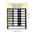 thumbnail image 3 of EeaseCA Business Hours Self-adhesive Stickers Business Hours Signs Rewritable Open Signs Sticker, 3 of 8