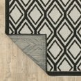 thumbnail image 4 of HomeRoots 5' x 7' Beige and Black Geometric Stain Resistant Indoor Outdoor Area Rug, 4 of 10
