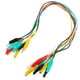thumbnail image 5 of Juego de cables de prueba con pinzas de cocodrilo, Cable de prueba aislado, Clips de doble punta para prueba eléctrica y conexión de circuito, 10 Uds., 5 of 5