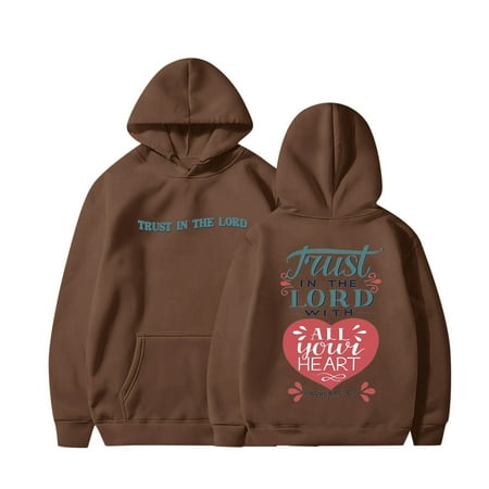 

Christian Faith Sweatshirt Baby TRUST IN THE LORD Hoodies Jesus Loves You Sweater Long Sleeve Hooed Jacket Winter Toddler Boy Clothes Birthday Gifts for Little Boys Girls