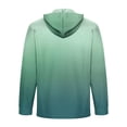 thumbnail image 3 of Jalioing Men's Big and Tall Hoodie Long Sleeve Button Pullover Top Gradient Color Printed Shirt for Men, 3 of 4