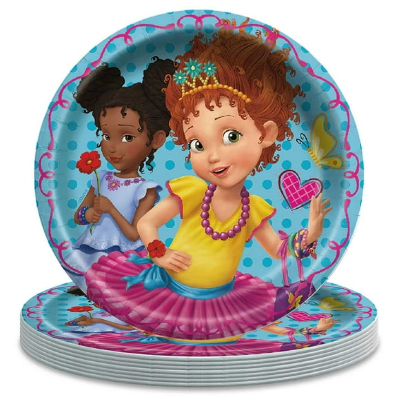 Fancy Nancy Tableware Plates Party Supplies Birthday Decorations Disposable Dinnerware