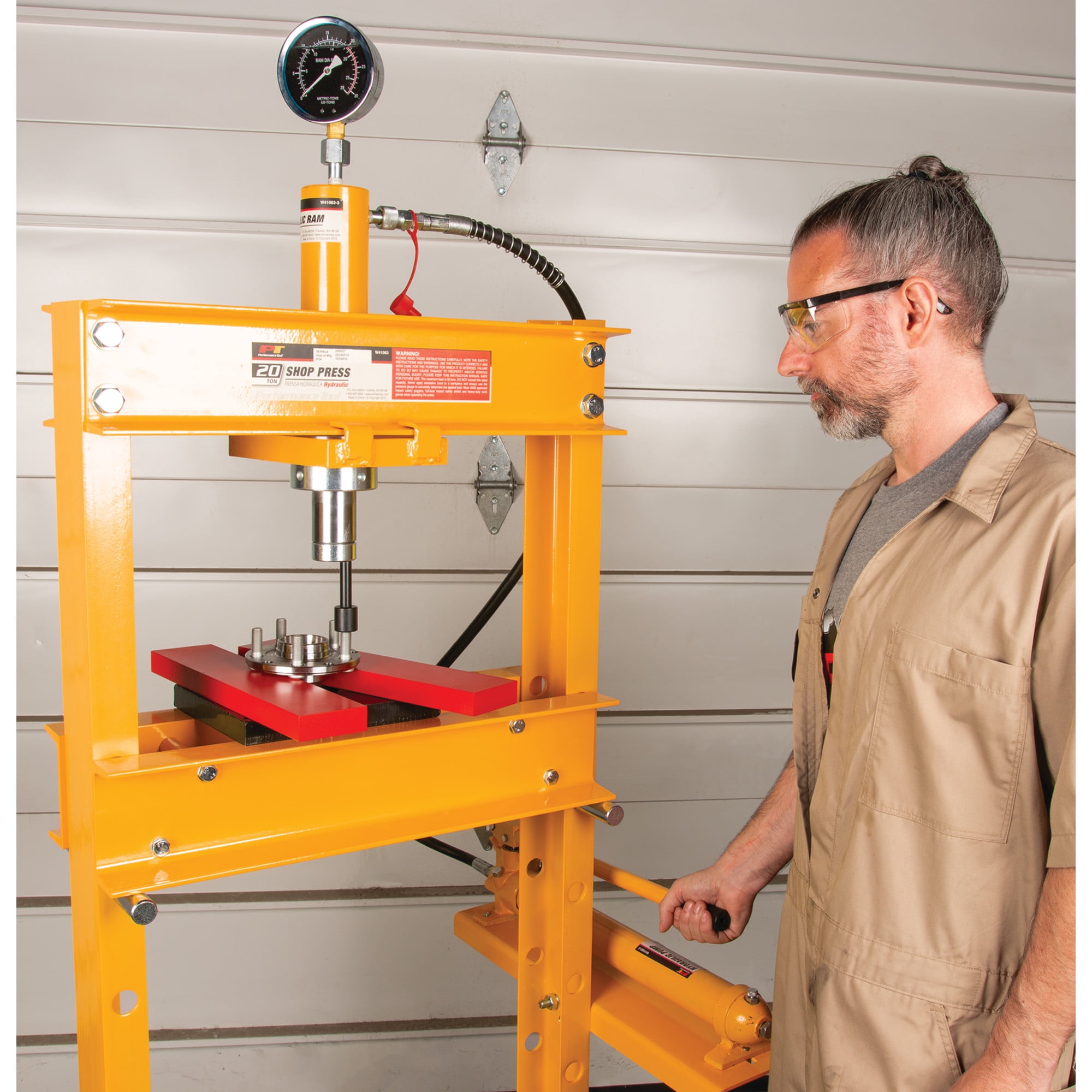 Performance Tool W41065 6-Piece Shop Press Accessory Kit for Presses Up to 50-ton