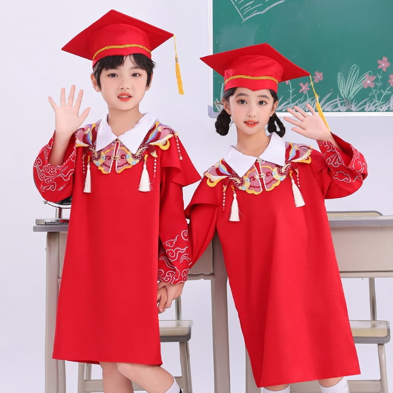 preschool graduation kindergarten graduation dress code Red Gown and Doctoral Sets Kids priority-02-sunrise-sequin-short-sleeve-ankle-gown-peppermint