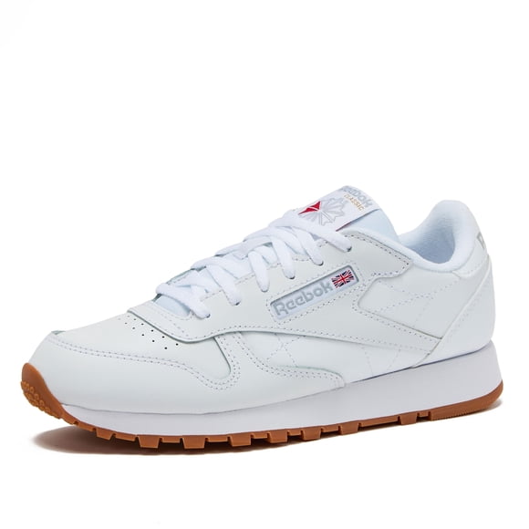 Zapatillas Reebok Classic Leather para Niños Blancas con Suela Gum Talla 5