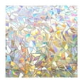 thumbnail image 7 of SELIVO Window Film,Window Privacy Film,Stained Glass Bathroom Decals,Rainbow Window Film Holographic,Window Privacy Film Rainbow Window Prism Film,Half Moon Anti-Uv Window Stained Glass Film, 7 of 7