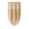 thumbnail image 2 of 100% Human Hair Clip In Hair Extensions 15 Colors Can Curly Dyed Washed 1 Piece/5 Clips Light Brown 18”-50g, 2 of 6