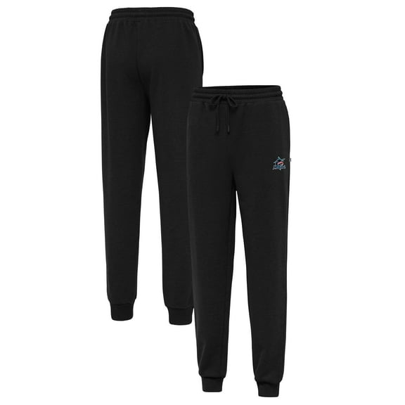 Men's Antigua Black Miami Marlins Idol Jogger Pants