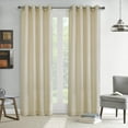 thumbnail image 1 of Loft Living Barbra Light Filtering Textured Grommet Single Curtain Panel 52" x 84" in Powder Pink, 1 of 5